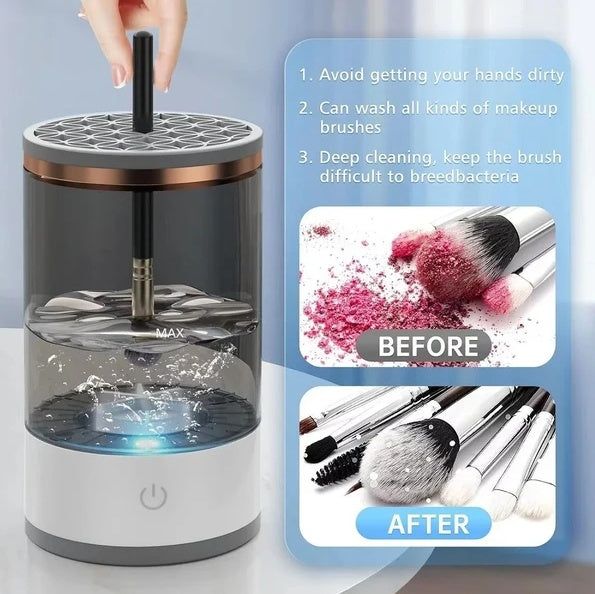 Electric Makeup Brush Cleaner Automatic USB Powered