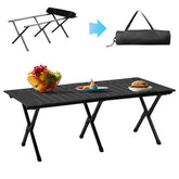 Portable Folding Camping Table Lightweight Steel Design