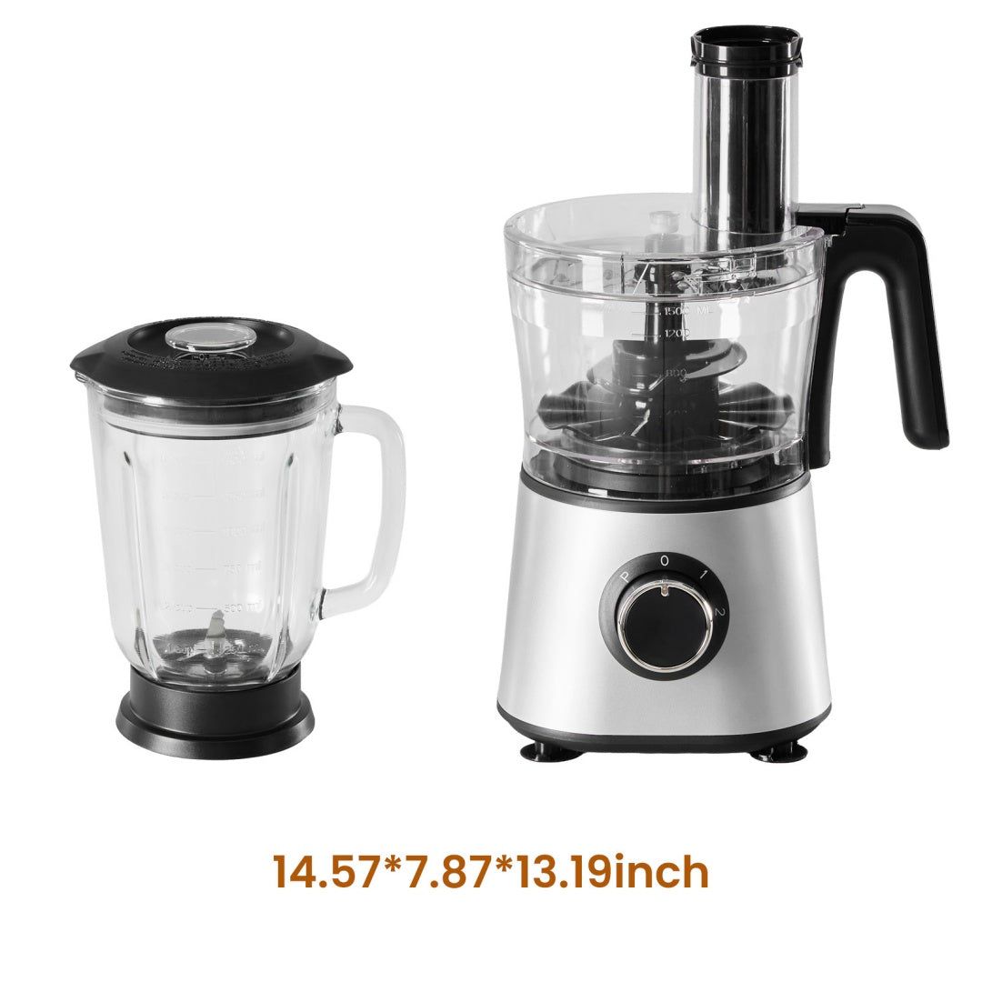 300W Food Processor with Blender and Dough Tool