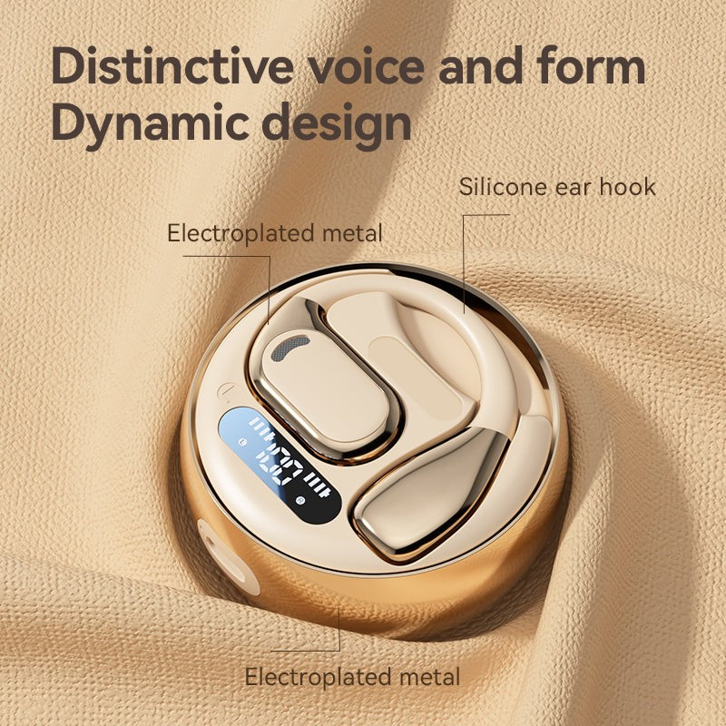 Open Ear Wireless Earbuds With Charging Case For Sports