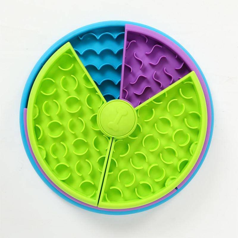 3 in 1 Slow Feeder Dog Bowl Puzzle Mat