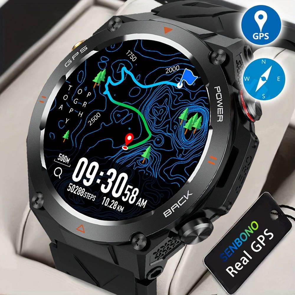 Smart Watch SENBONO GPS with Altimeter Compass