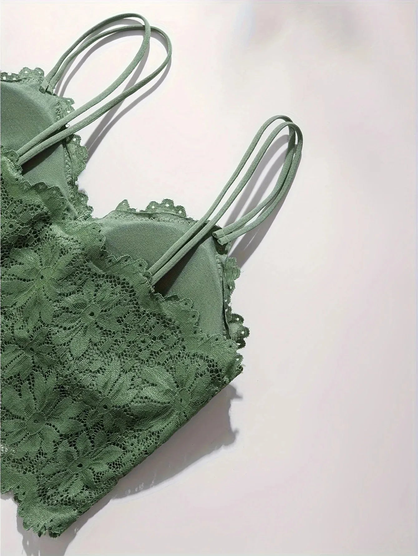 Lace Bra Set Women Stretch Breathable Removable Pads