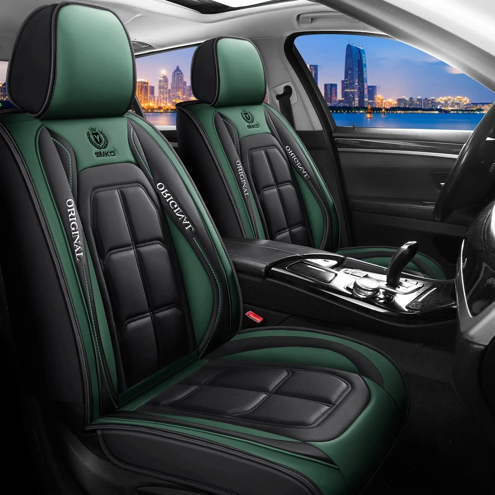 Full Leather Car Seat Cover All Season Universal Cushion