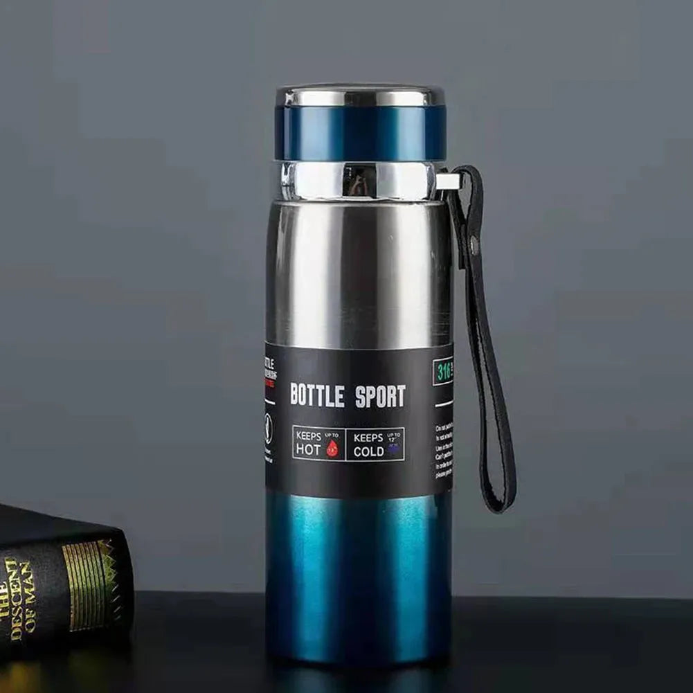 1000ml Insulated Water Bottle with Handle Vacuum Design