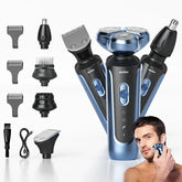5 in 1 Electric Shaver for Men with Trimmer and Facial Care