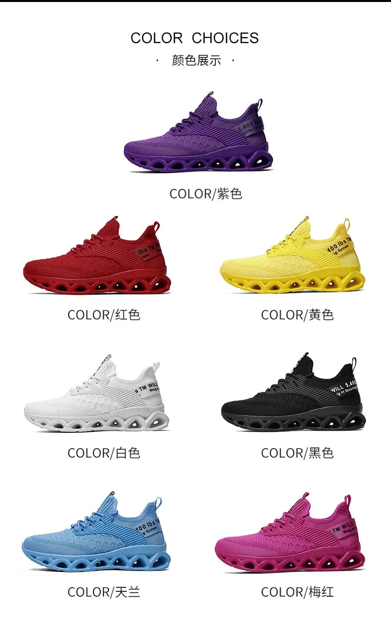 Women’s Lightweight Shoes Mesh Flat With Blade Style Sole