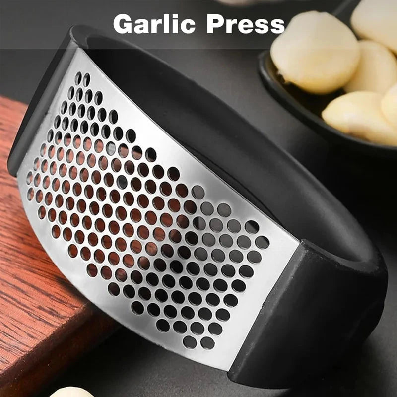 Stainless Steel Garlic Press Manual Mincer Dishwasher Safe