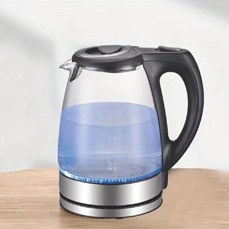 1.7L Glass Electric Kettle with Stainless Steel Filter