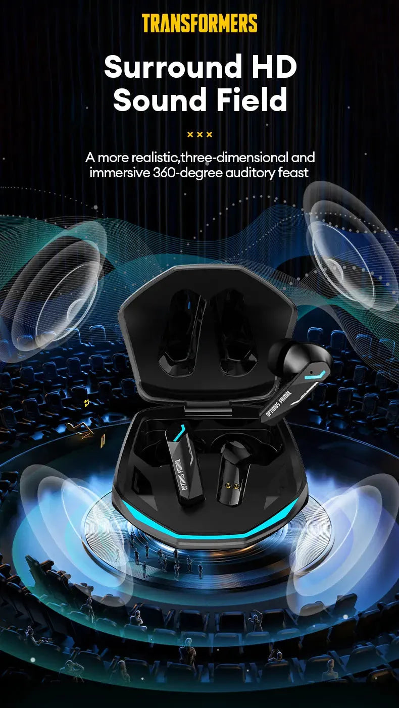 Gaming Earbuds with Low Latency Bluetooth and HD Call Mic