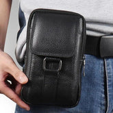 Leather Crossbody Bag for Men with Multiple Daily Pockets