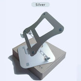 Adjustable Aluminum Laptop Stand with Folding Cooling Design