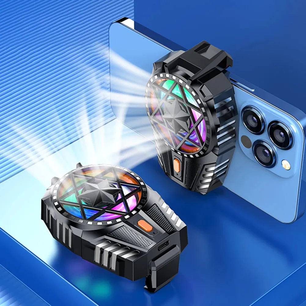 Rechargeable Phone Cooler with Three Speed Back Clip Fan