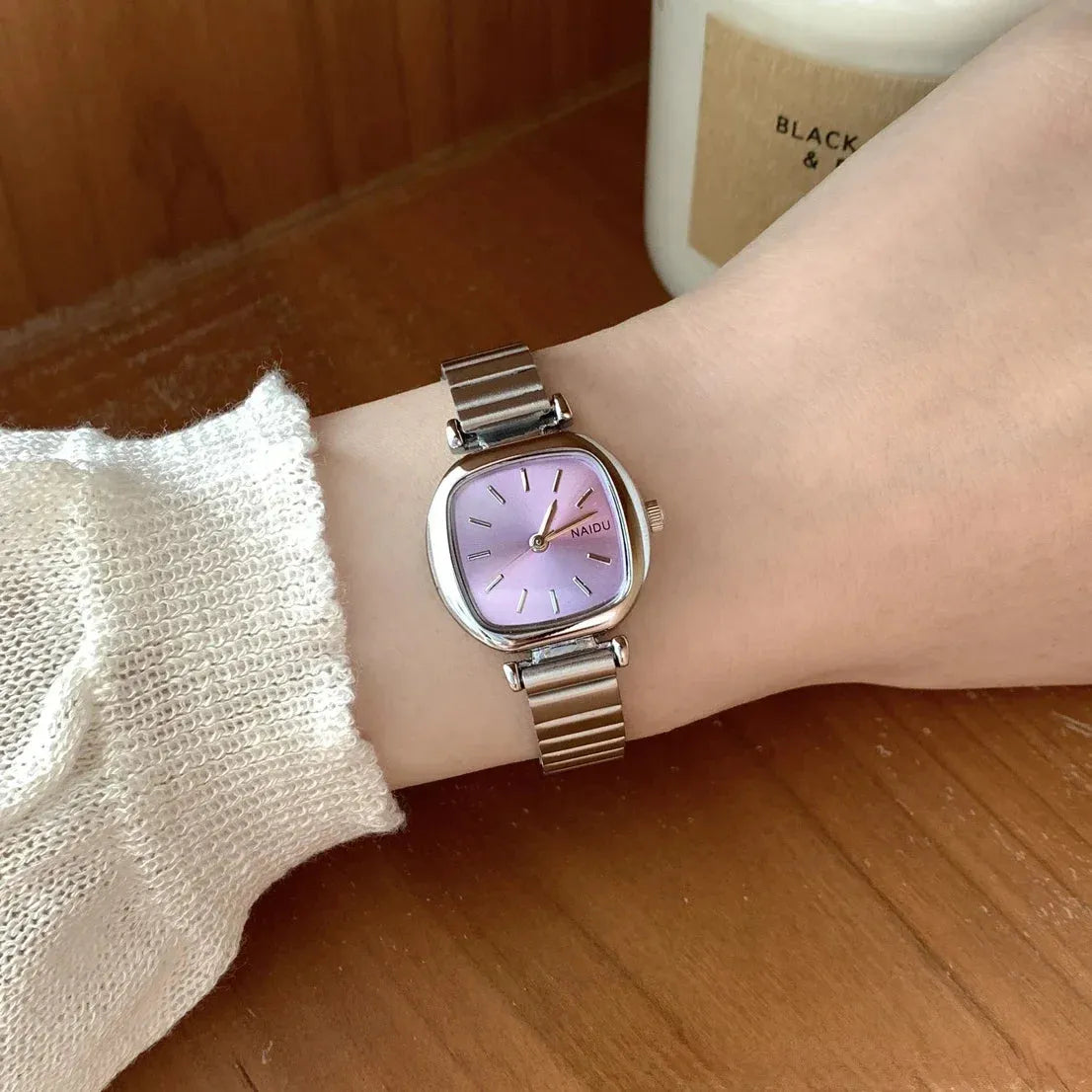 Women Luxury Quartz Watches with Stainless Steel Strap