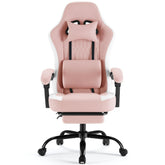 Ergonomic Gaming Chair Adjustable Swivel with Lumbar Support