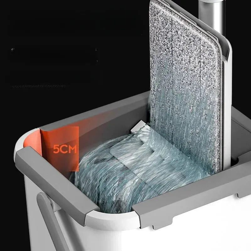 Wet Dry Mop with Bucket Self Wring Cleaning System Home