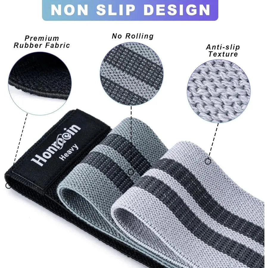 3 Level Resistance Bands Set for Home Workout Training