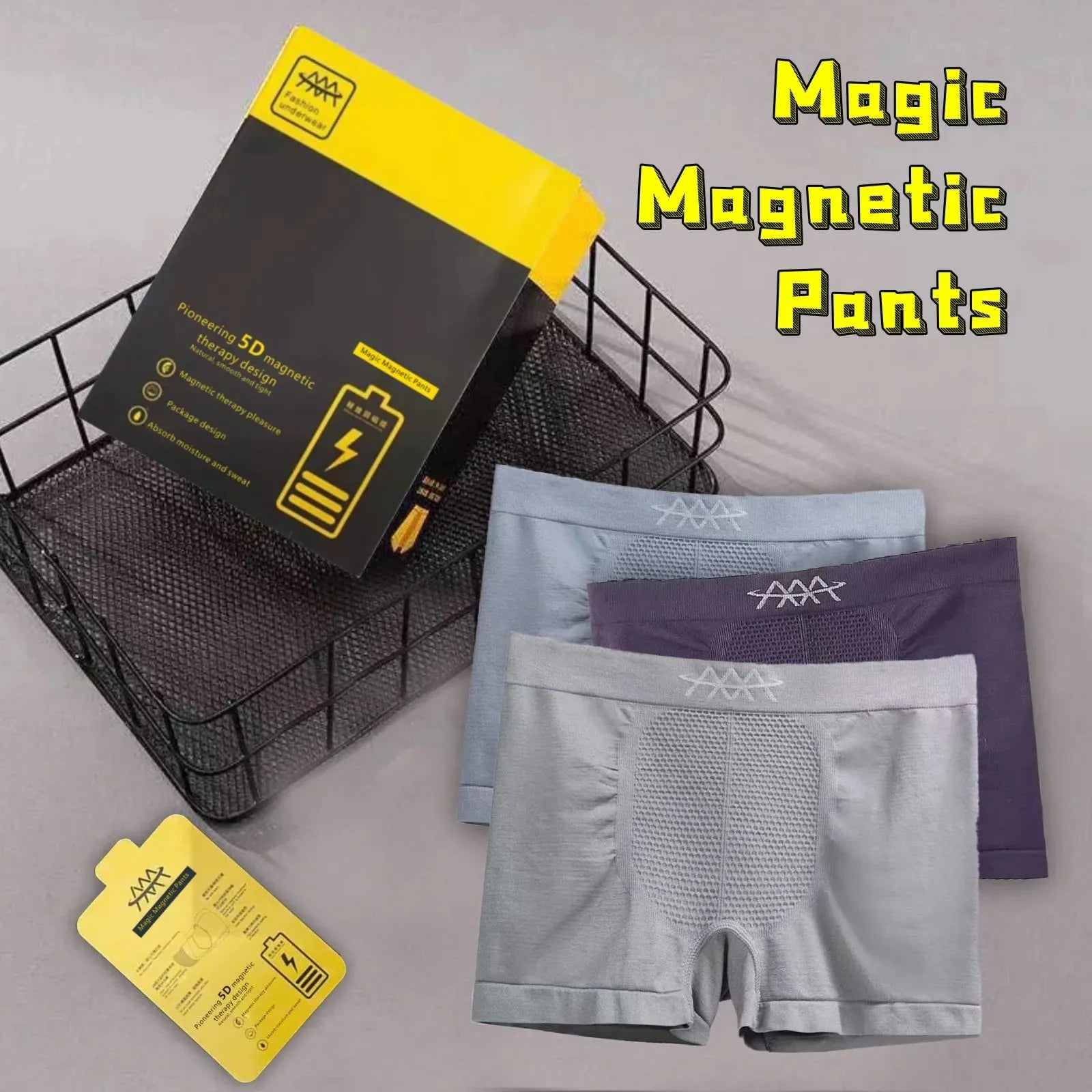 Mens Underwear Seamless Stretch With Breathable Panel