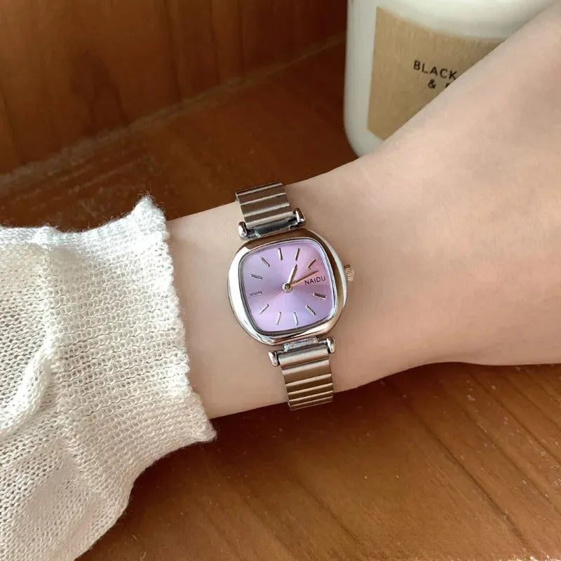 Women Luxury Quartz Watches with Stainless Steel Strap