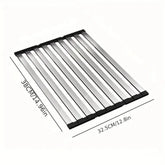 Stainless Steel Drying Rack Dishes Foldable Design
