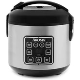 Rice Cooker Digital 2 Qt Stainless Steel Multi Cooking Pot