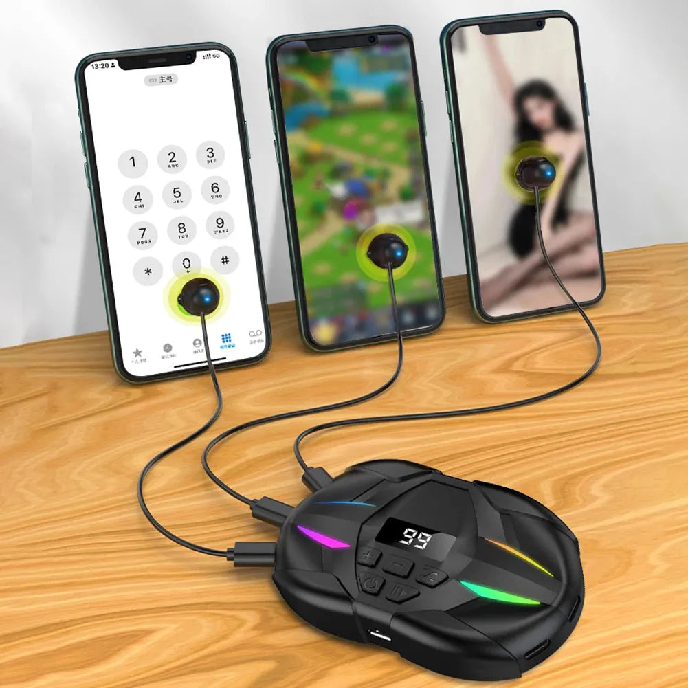 Auto Clicker Adjustable Screen Finger Tapper RGB Device