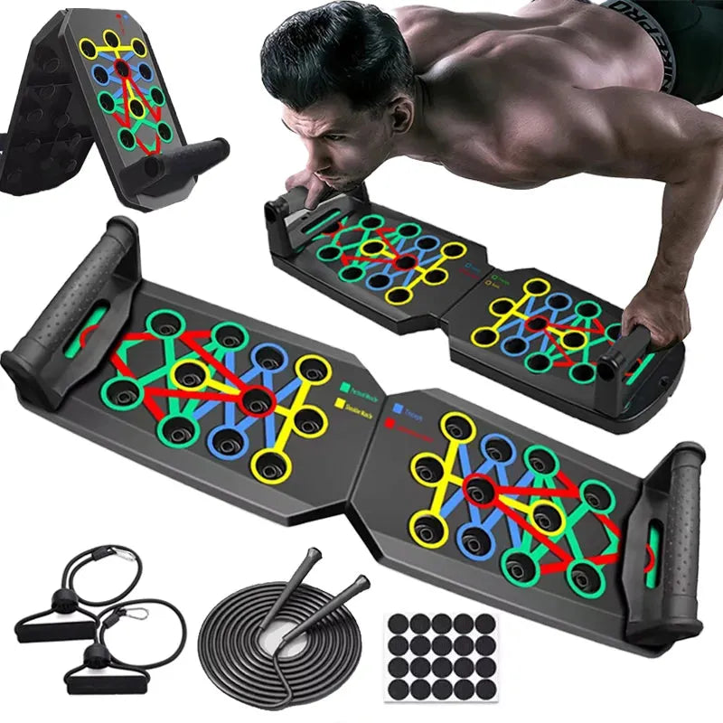 Push Up Board Portable Foldable Multi Position Trainer