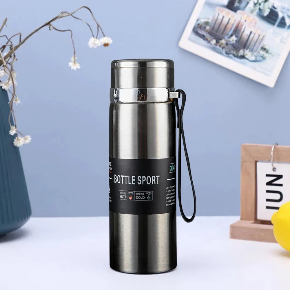1000ml Insulated Water Bottle with Handle Vacuum Design