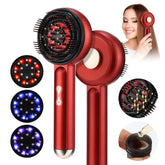 Electric Scalp Massager with LED Modes and Liquid Applicator