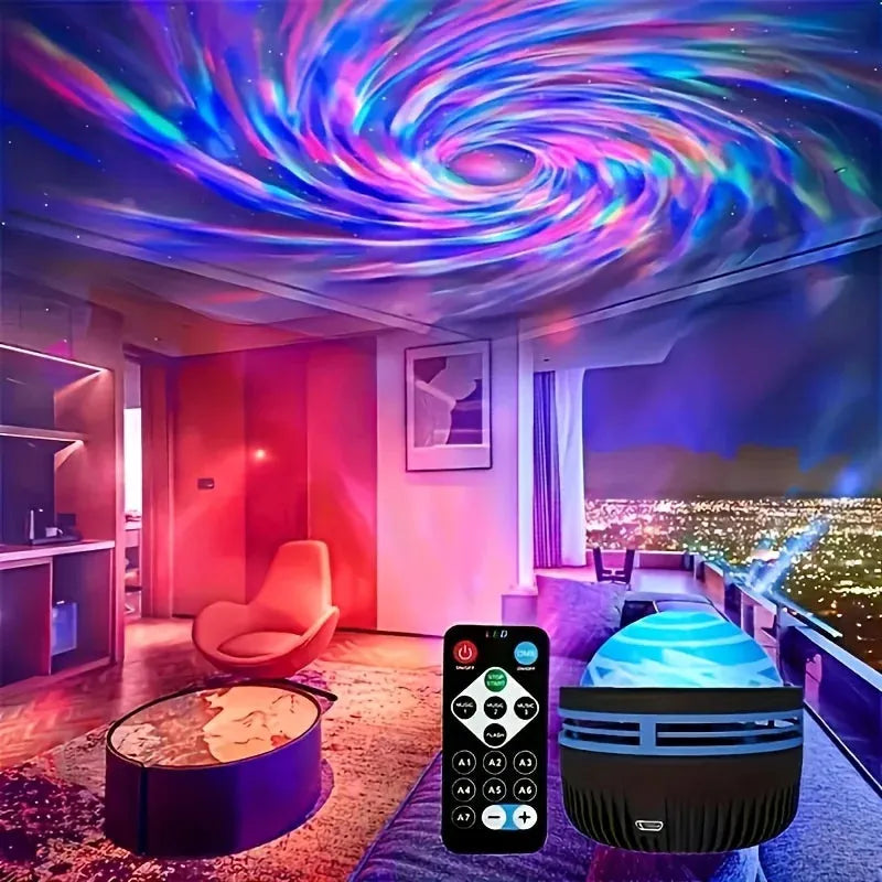 Aurora Borealis LED Projector with Remote and Galaxy Effects