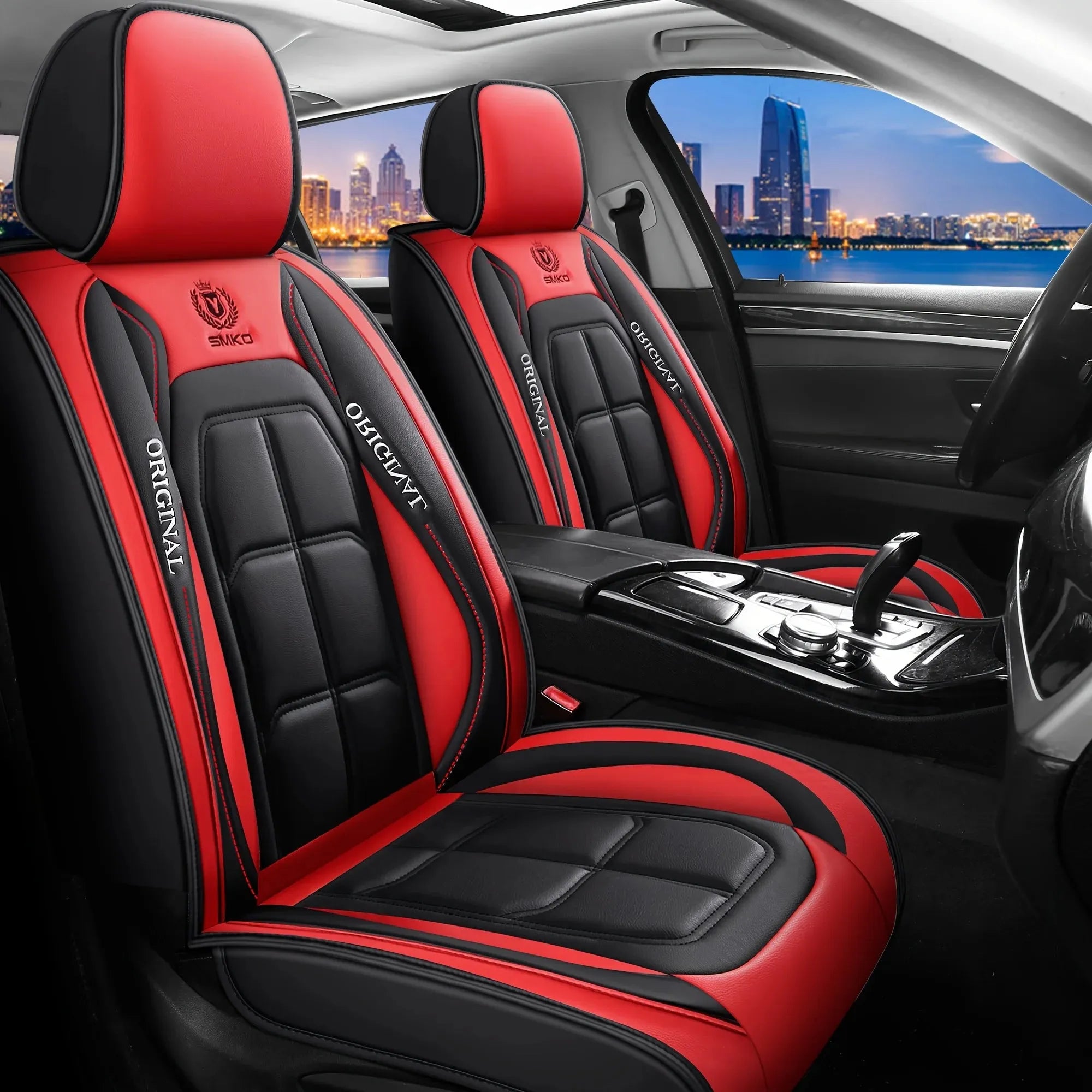 Full Leather Car Seat Cover All Season Universal Cushion