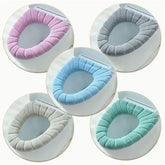 Toilet Seat Cover Soft 5 Piece Absorbent Anti Slip Set