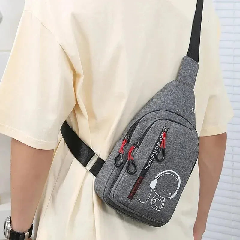 Men’s Crossbody Bag Lightweight Chest Sling