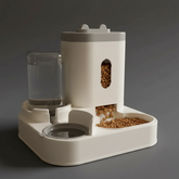 Comedero automático para gatos con dispensador doble de comida y agua