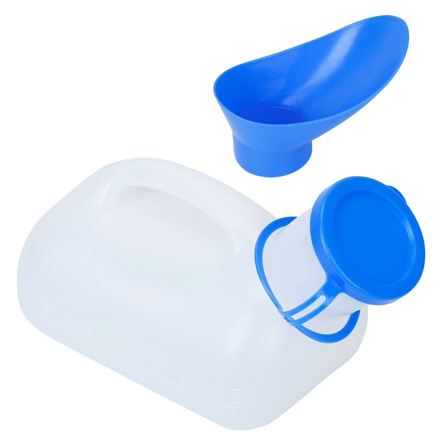 Portable Unisex Urinal Bottle with Funnel for Emergency Use