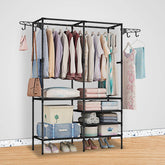 Adjustable Garment Rack With Shelves