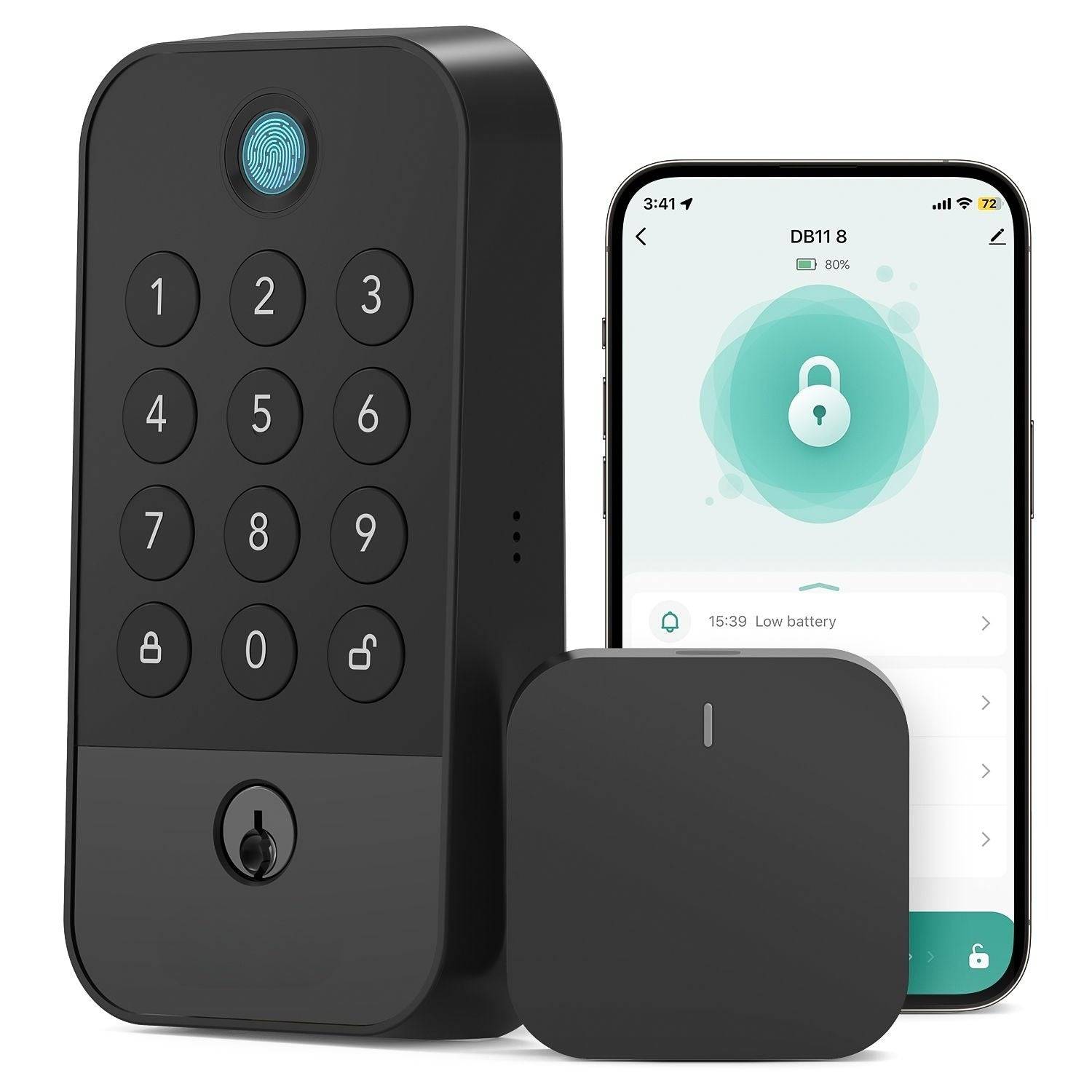 Door Lock Smart WiFi Bluetooth Fingerprint Keypad System
