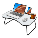 Portable Laptop Desk with Built In Cup Holder