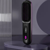 Cordless Ionic Hair Brush with LED Temperature Control