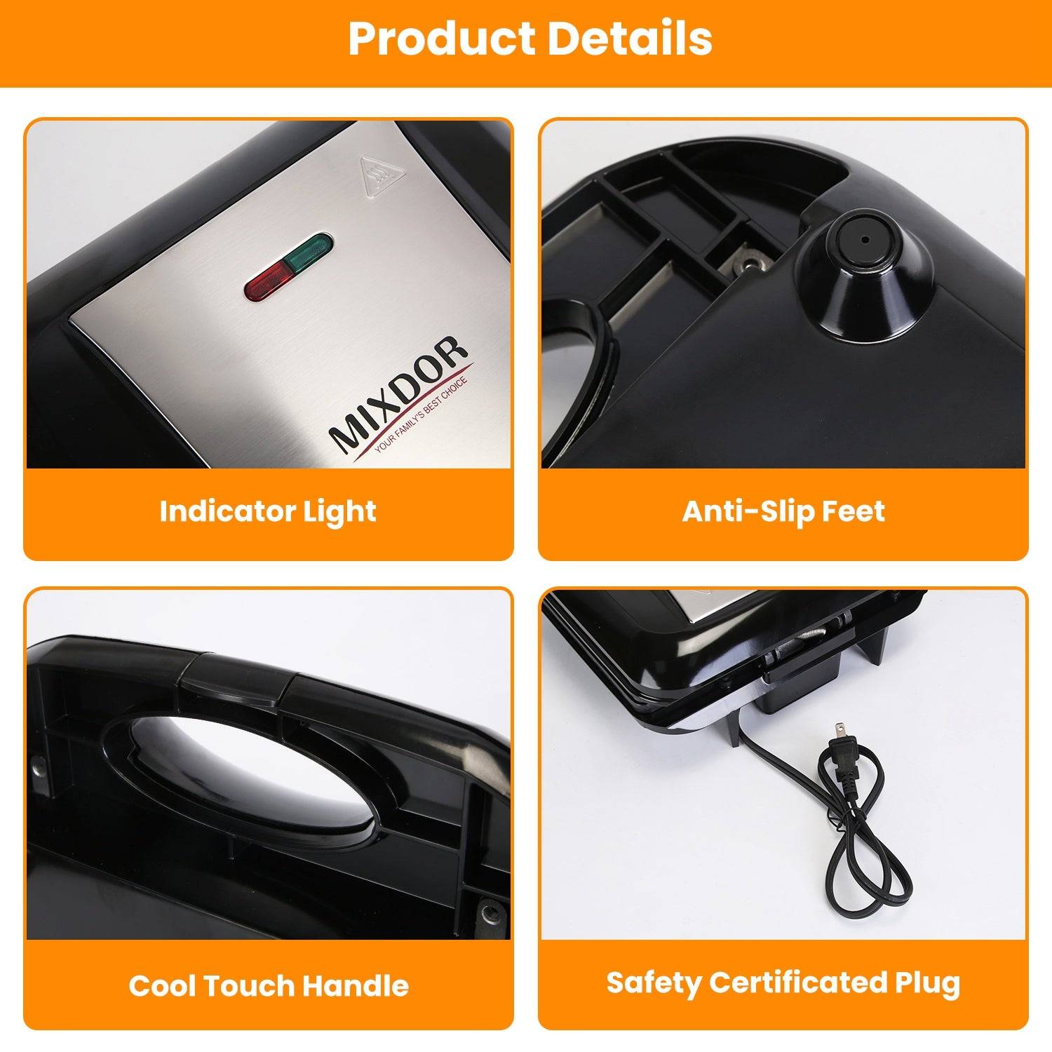 1400W Mini Donut Maker for 16 Donuts