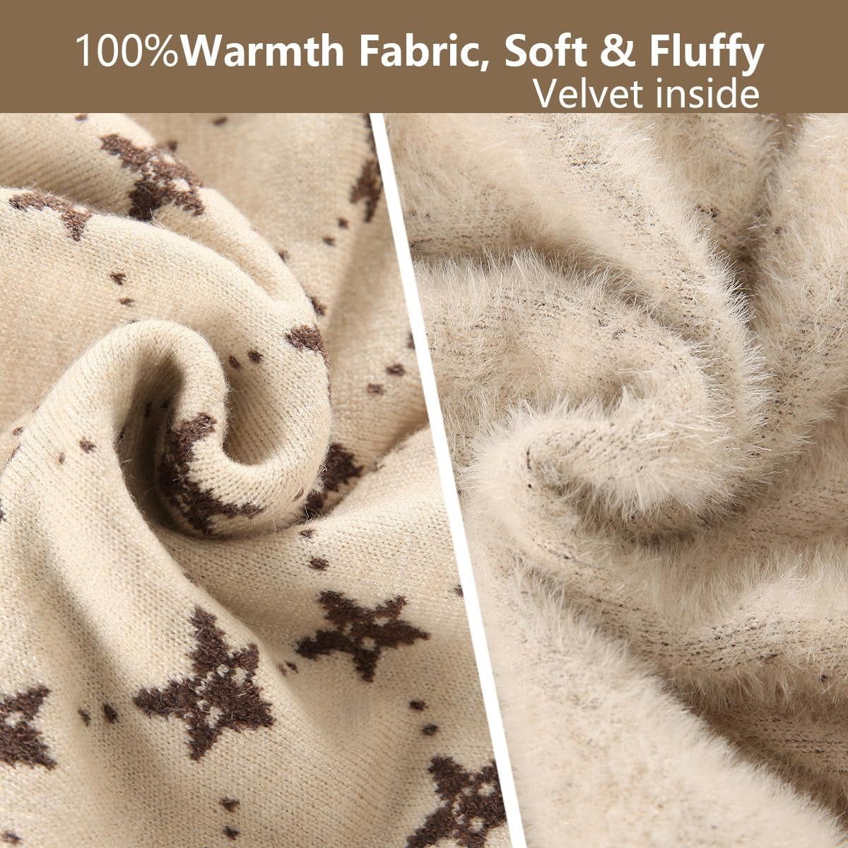 Kids Knit Turtleneck Sweater Soft Warm Unisex Pullover