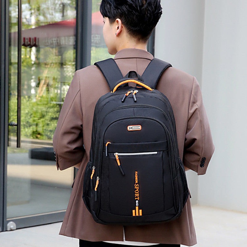 Men Laptop Backpack Large Capacity Travel USB Bag