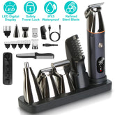 5 in 1 Hair Clippers Grooming Kit With LED Display IPX5
