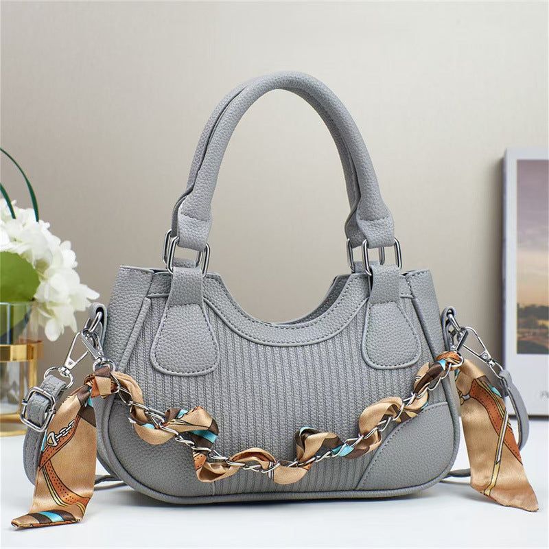 Braided Chain Handbag Fashion Crossbody Style