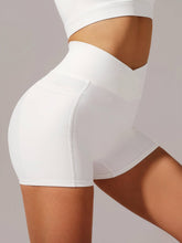 High Waisted Yoga Shorts Breathable Gym Running Fit