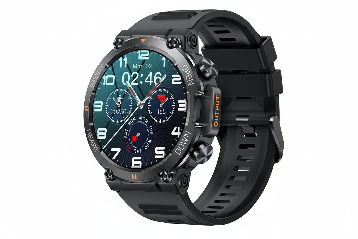 Mens Smart Watch Bluetooth Call Fitness