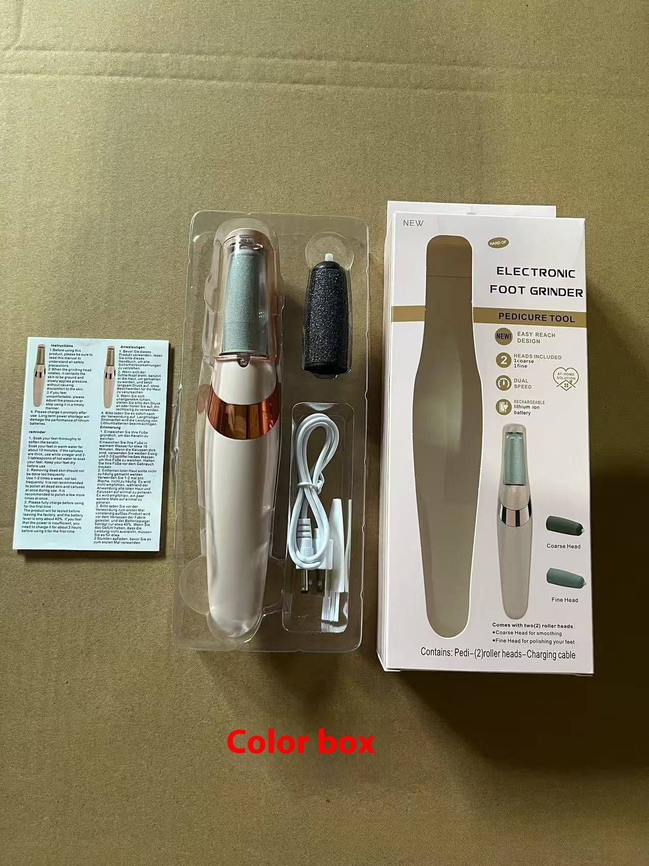 Electric Callus Remover with Dual Speed Design