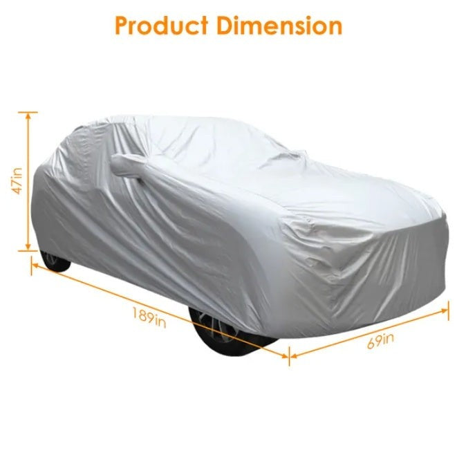 All Weather Car Cover with UV Resistant Outdoor Protection