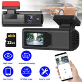 2K Dash Cam with Night Vision and IPS Screen