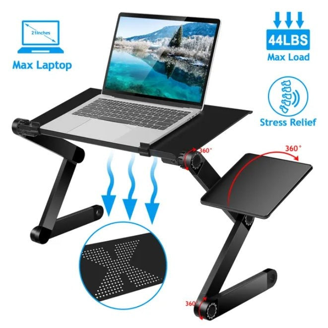 Laptop Stand for Desk Foldable Adjustable Portable Table